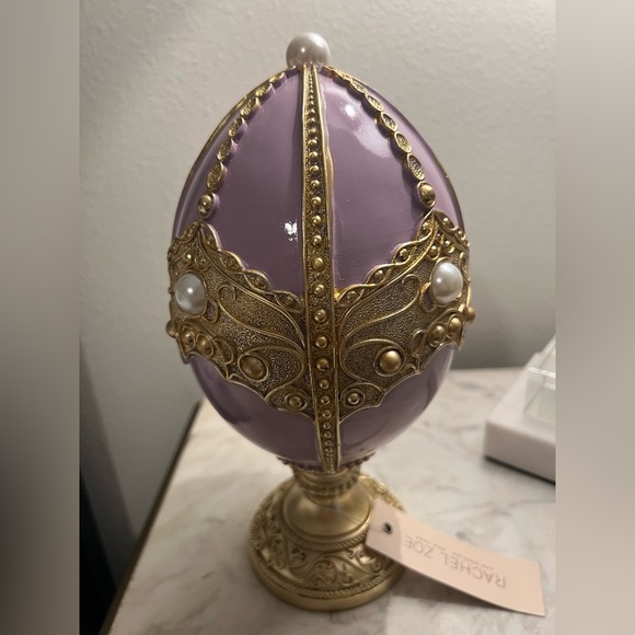 Luxury Decorative Egg by Rachel Zoe – Elegant-Inspired Accent Piece - Picture 6 of 8